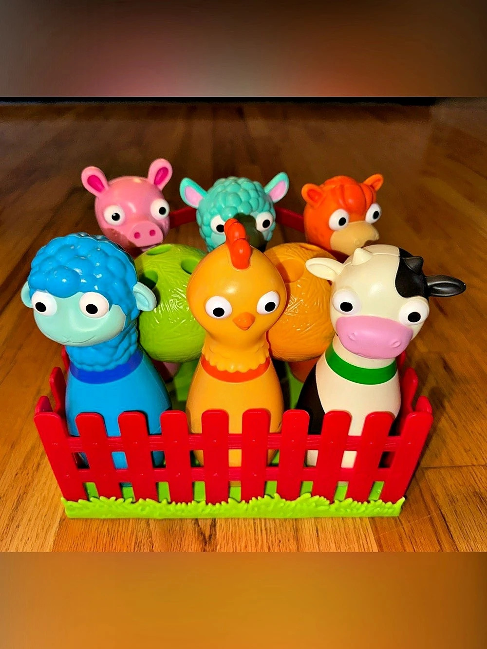 Battat Barnyard Bowling Set Animal Figure Set